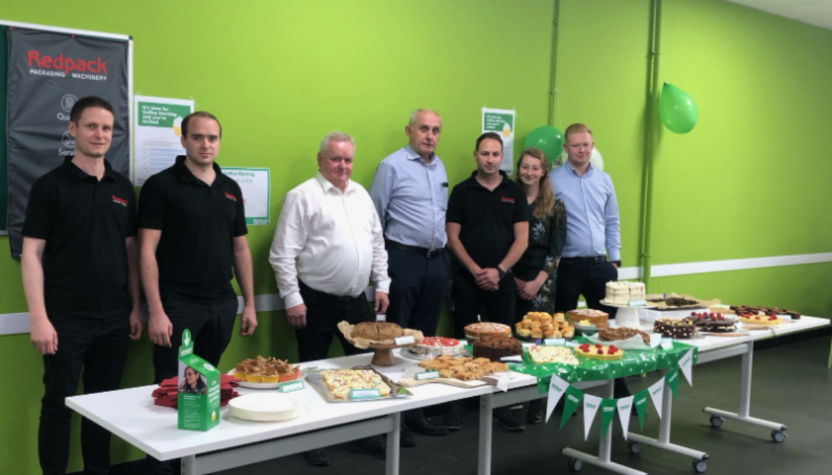 Redpack support Macmillan coffee morning 2023